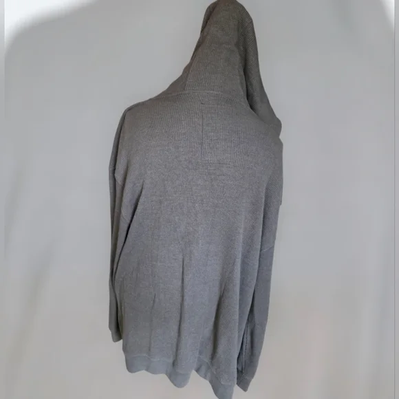 🦏 Ecko Unltd Gray Hooded Cardigan Sz XL - Picture 2 of 8